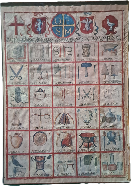 ORVIETO - MUSEO DELL'OPERA DEL DUOMO - INSEGNA DELLE CORPORAZIONI - NV - FG