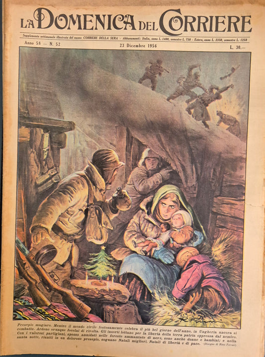 DOMENICA DEL CORRIERE N. 52 - 23 DICEMBRE 1956