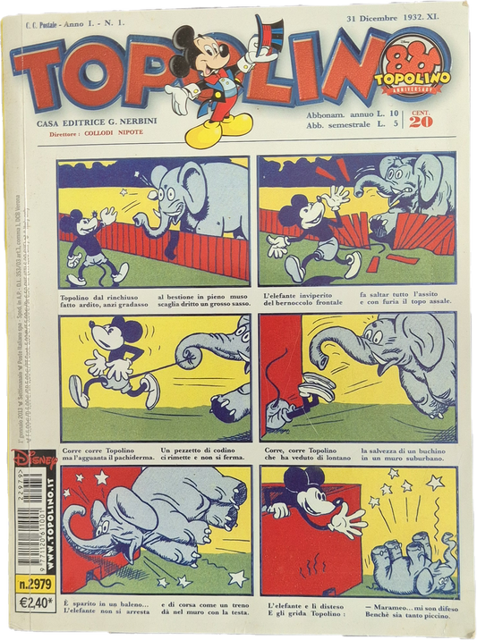 TOPOLINO N. 2979 - 1 GENNAIO 2013