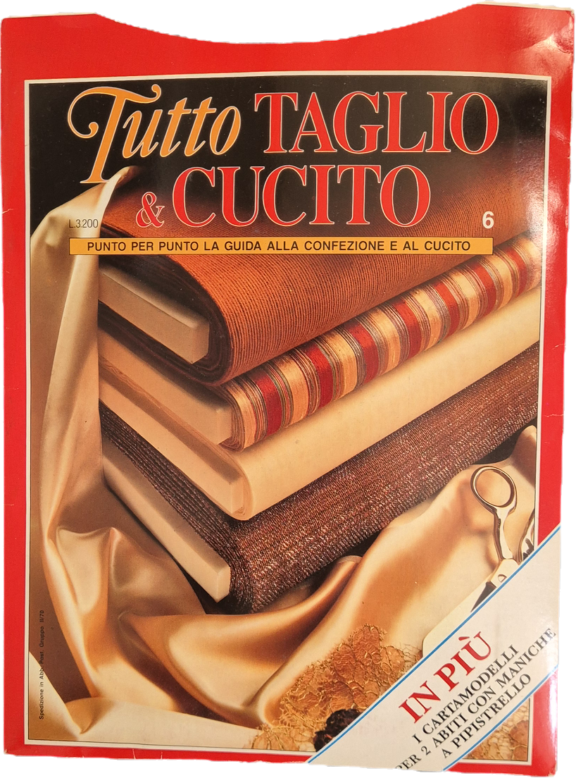 TUTTO TAGLIO E CUCITO N. 6 - CARTAMODELLO N. 2