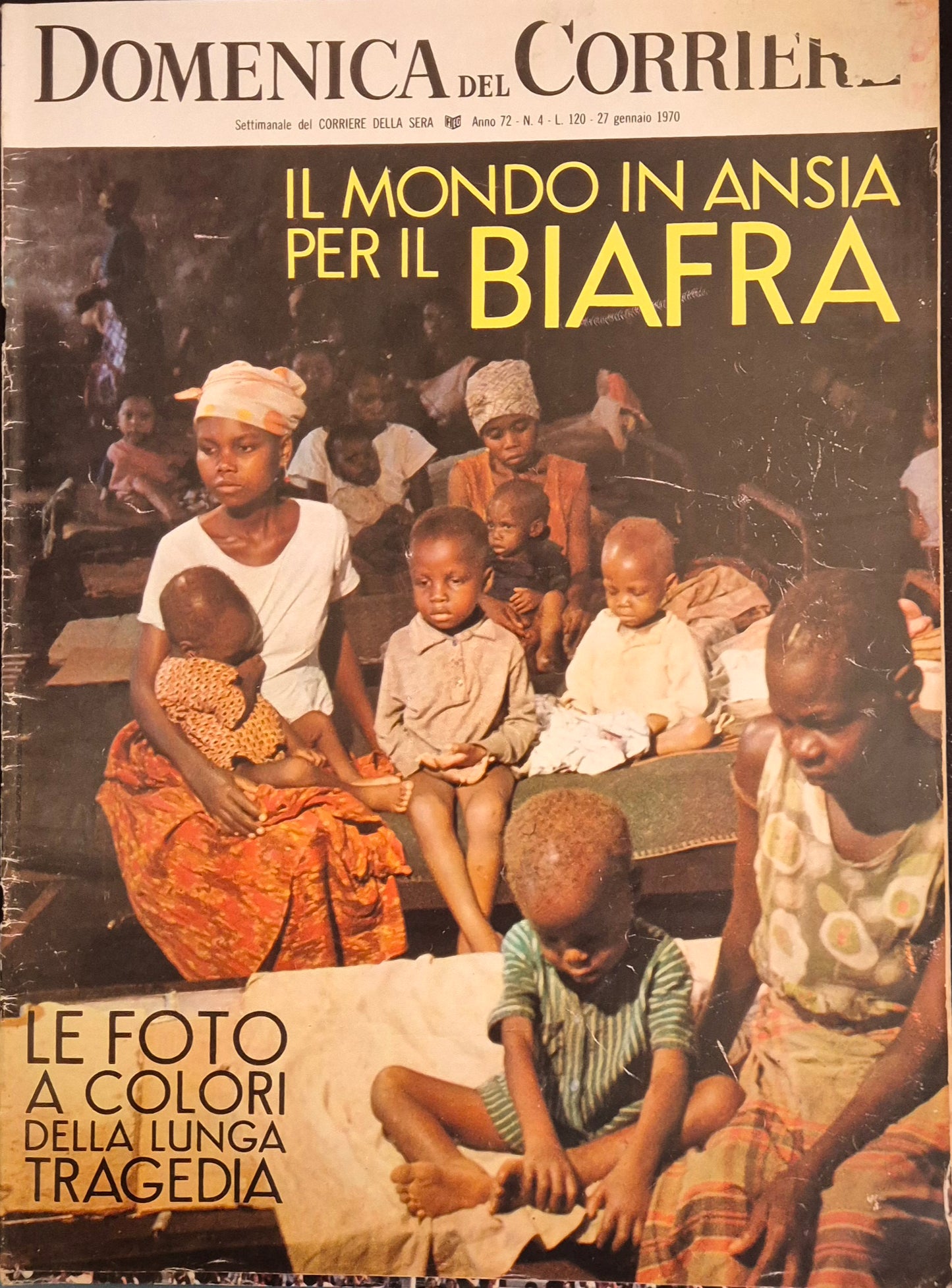 DOMENICA DEL CORRIERE 27 GENNAIO 1970 - BIAFRA