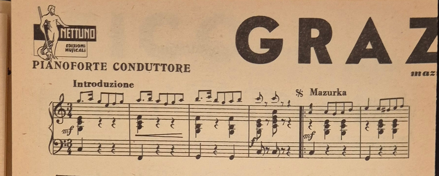 GRAZIOSA - ROMANTICO  SPARTITO-SHEET MUSIC