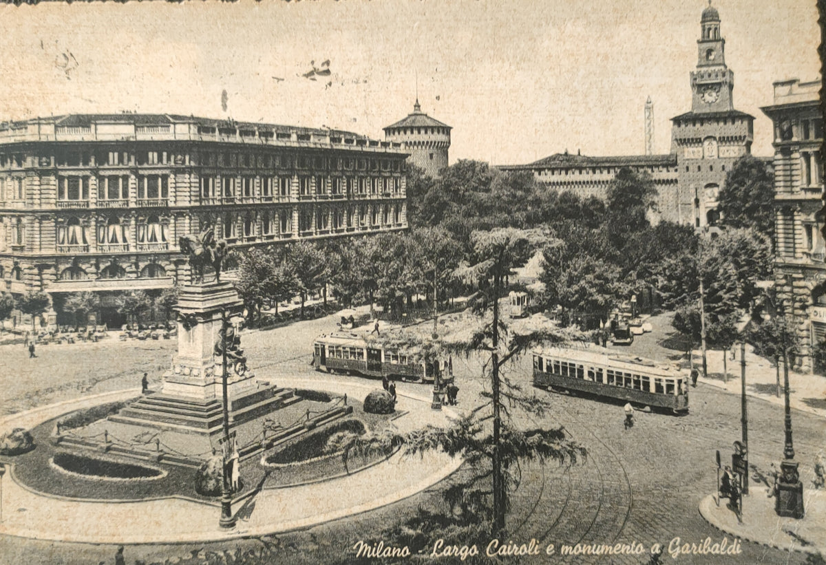 MILANO- LARGO CAIROLI - V1953 - FG