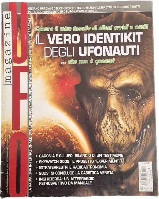UFO MAGAZINE FEBBRAIO 2010 - IDENTIKIT UFONAUTI - OUTLET DEL LIBRO