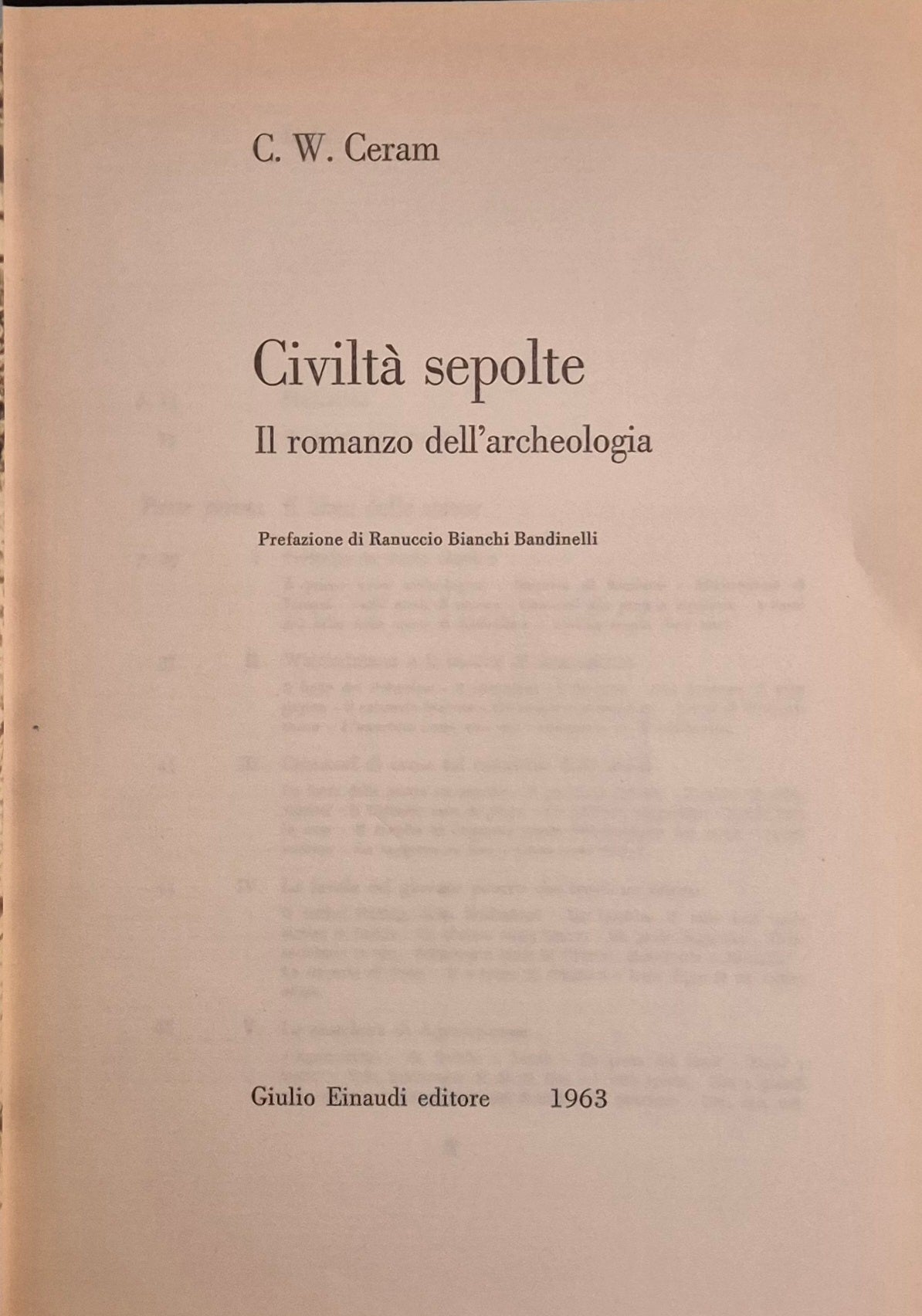 CIVILTA' SEPOLTE - CERAM - EINAUDI 1963 - OUTLET DEL LIBRO