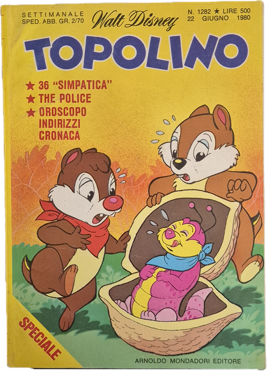 TOPOLINO N. 1282 - 22 GIUGNO 1980