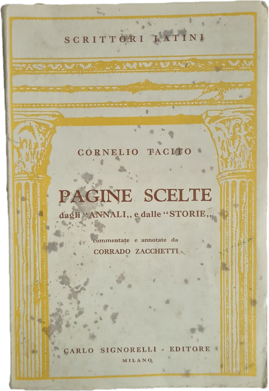 CORNELIO TACITO - PAGINE SCELTE DA ANNALEDALLE ATORIE - LATIN TEXT