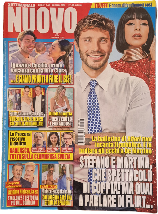 SETTIMANALE NUOVO 20 MAGGIO 2026  - DE MARTINO-FERRAGNI-LEOTTA