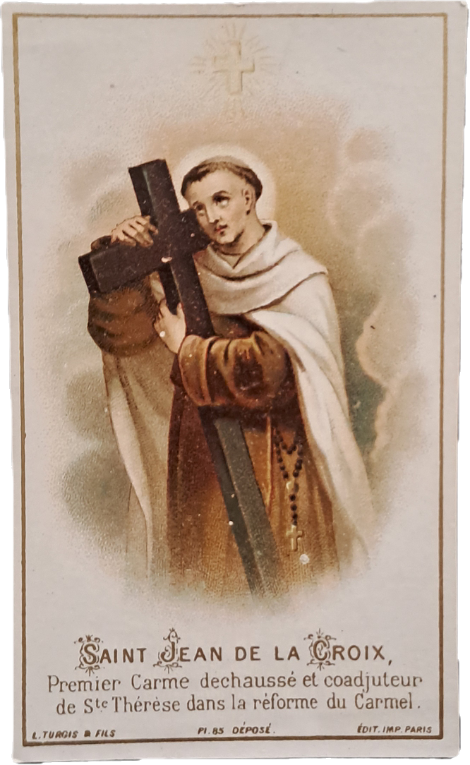 SAINT JEAN DE LA CROIX - HOLY CARD