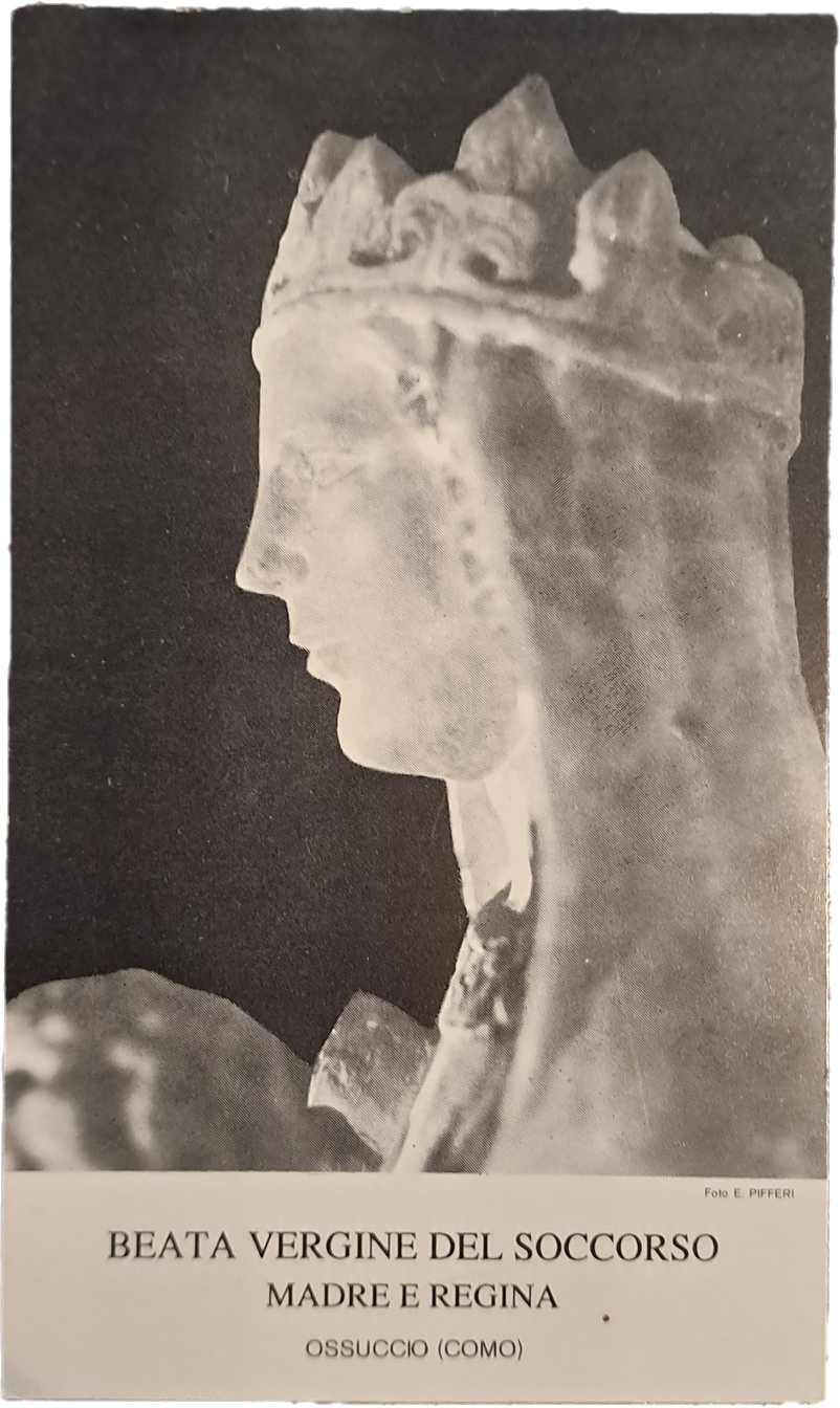BEATA VERGINE DEL SOCCORSO - HOLY CARD