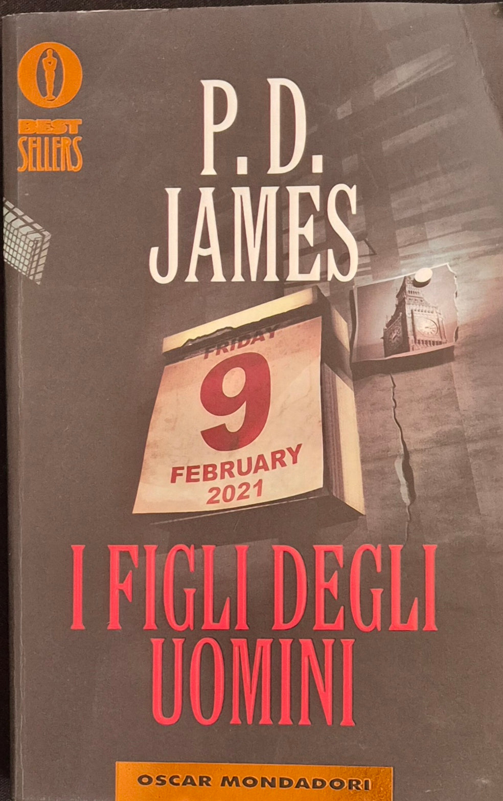 I FIGLI DEGLI UOMINI - P.D. JAMES - MONDADORI 1999 - OUTLET DEL LIBRO