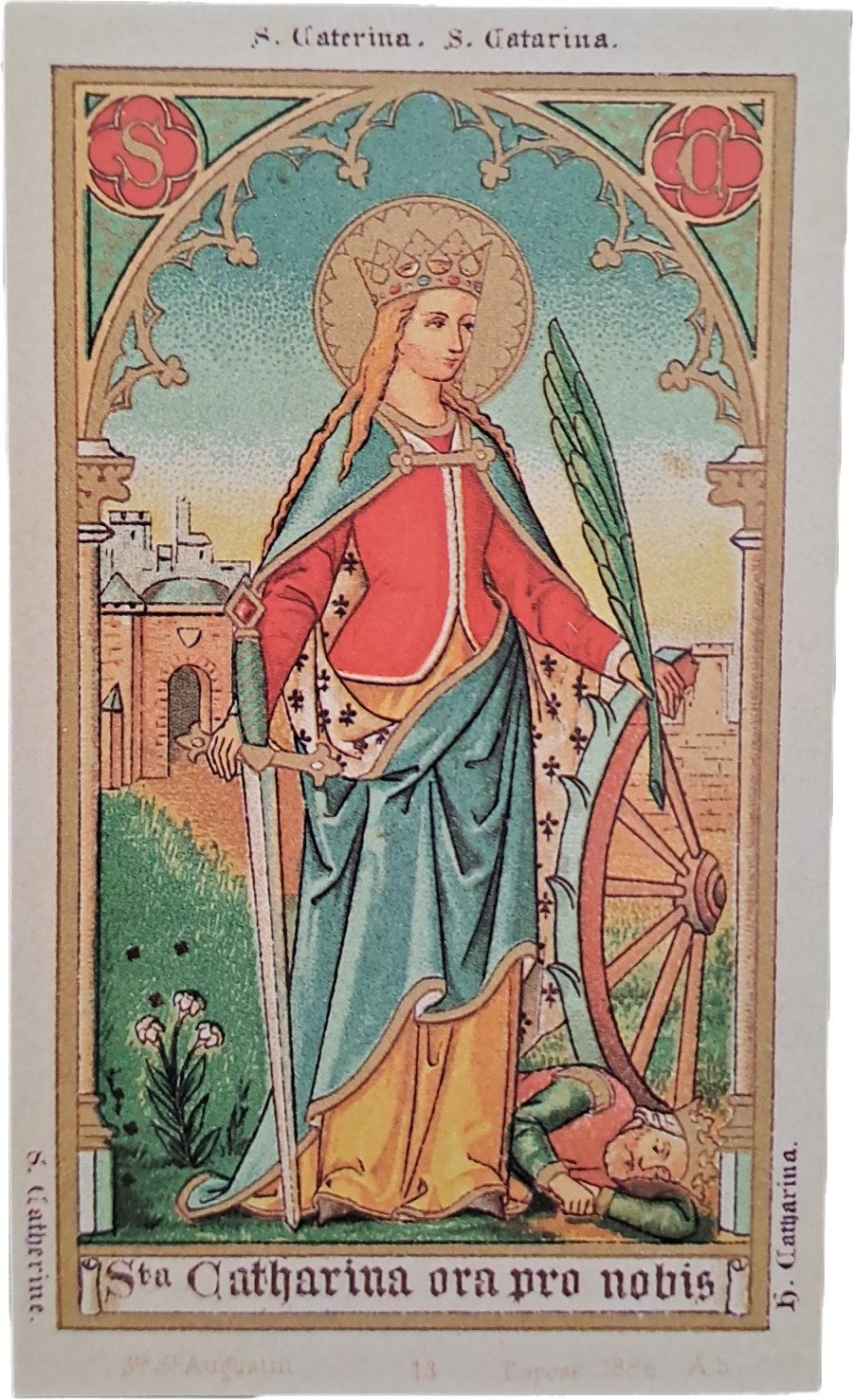 S.TA CATHARINA ORA PRO NOBIS - EREMO DI S. CATERINA DEL SASSOBALLARO - HOLY CARD