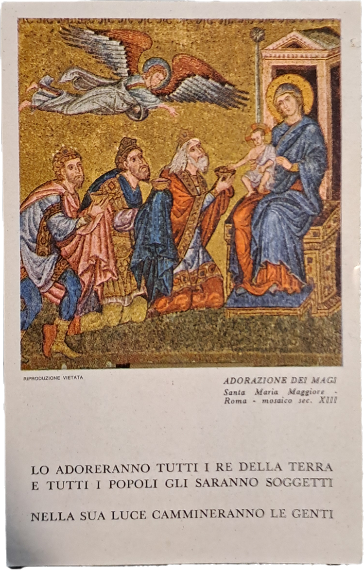 ADORAZIONE DEI MAGI - HOLY CARD