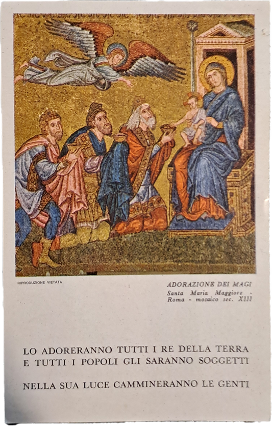 ADORAZIONE DEI MAGI - HOLY CARD