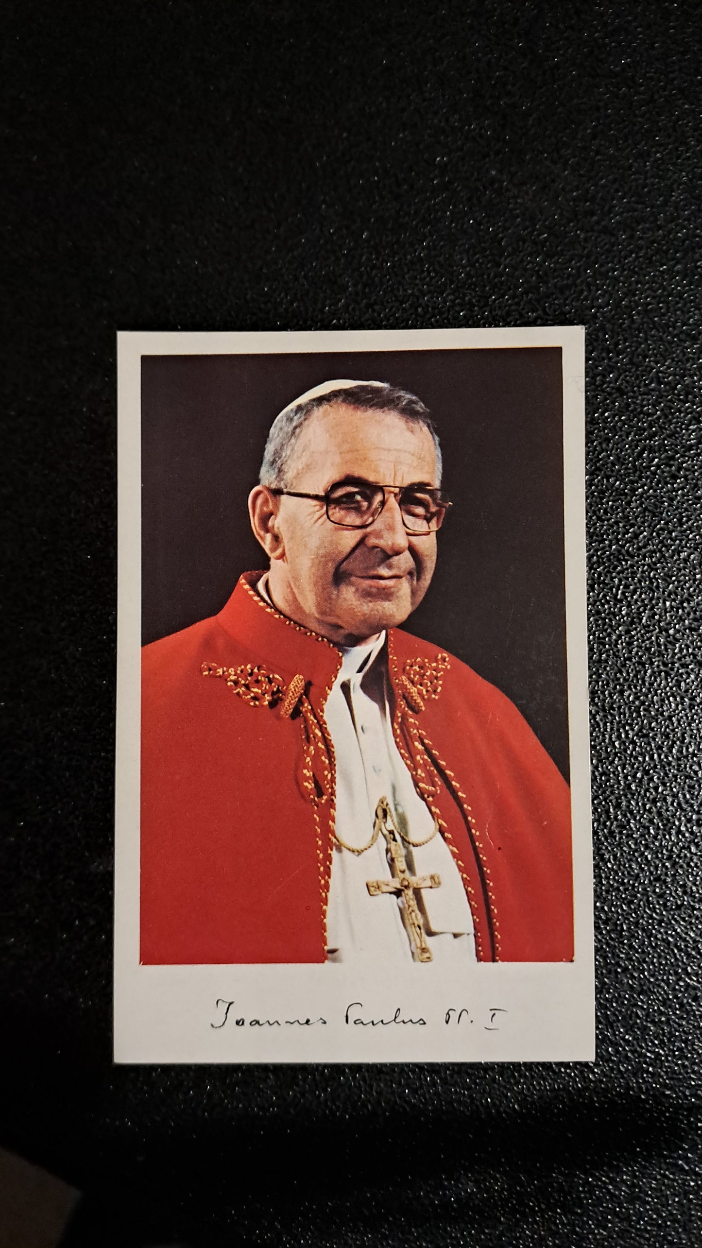 GIOVANNI PAOLO I -HOLY-CARD