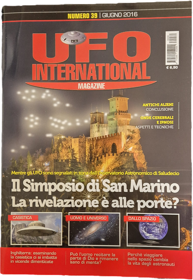 UFO INTERNATIONAL MAGAZINE N. 39 - IL SIMPOSIO DI SAN MARINO