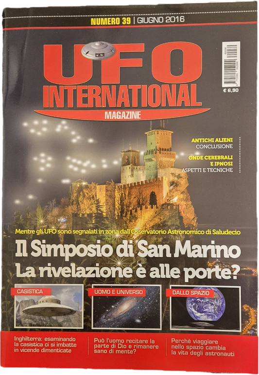 UFO INTERNATIONAL MAGAZINE N. 39 - IL SIMPOSIO DI SAN MARINO