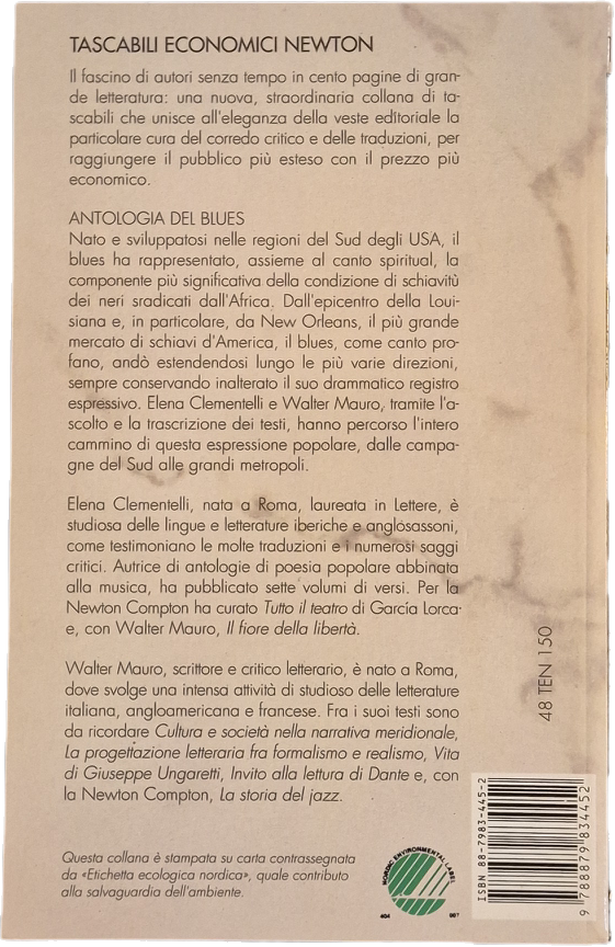 ANTOLOGIA DEL BLUES - NEWTON 1994 - OUTLET DEL LIBRO