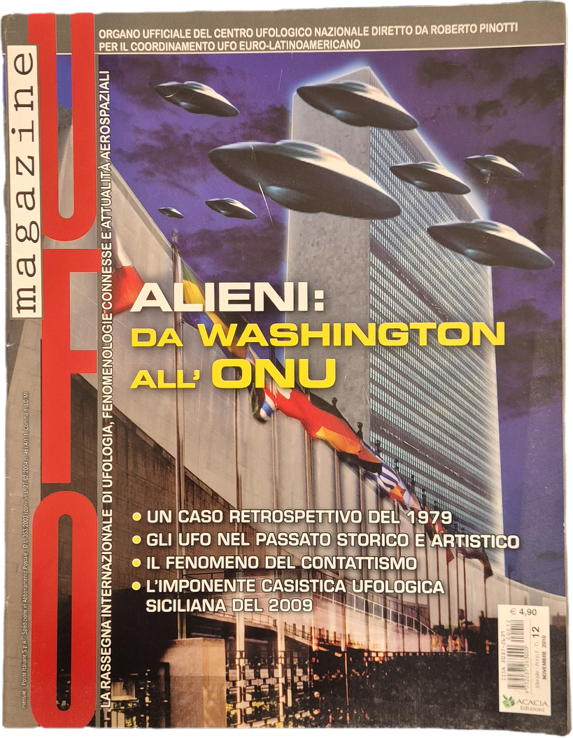 UFO MAGAZINE N. 12 - ALIENI DA WASHINGTON ALL'ONU - OUTLET DEL LIBRO