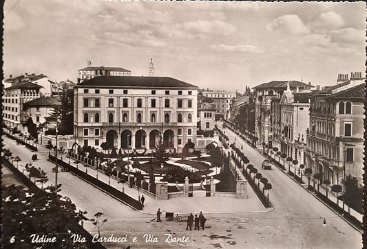 UDINE - VIA CARDUCCI E VIA DANTE - V1954 - FG