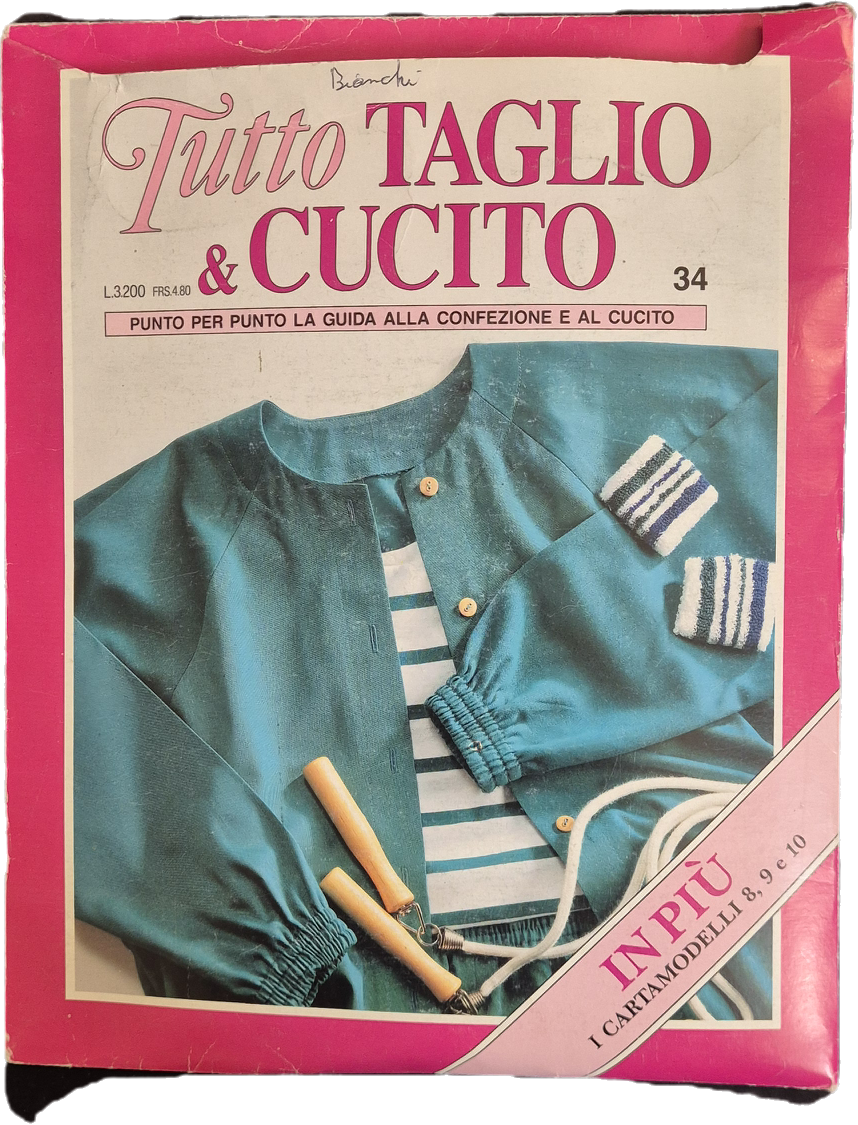 TUTTO TAGLIO E CUCITO N. 34 - CARTAMODELLO N. 8-9-10