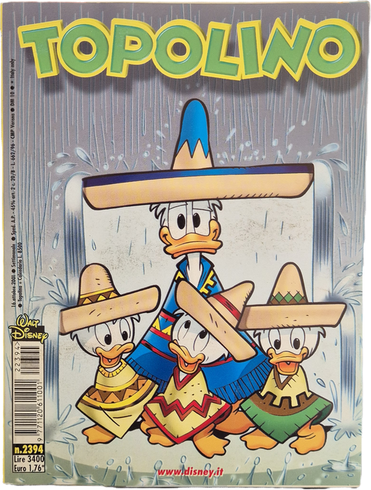 TOPOLINO N. 2394 - 16 OTTOBRE 2001