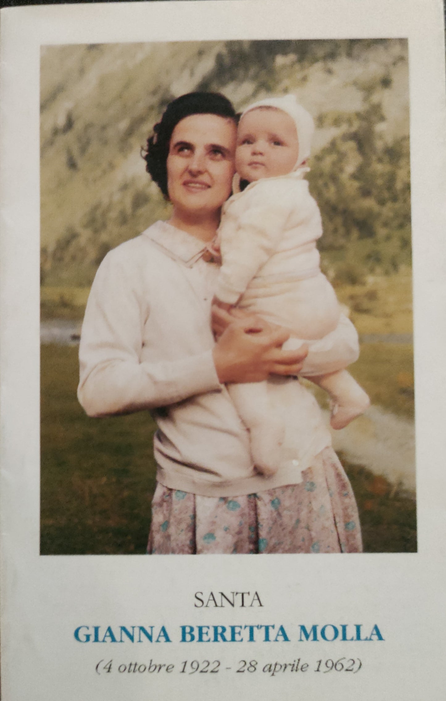 SANTA GIANNA BERETTA MOLLA - SANTINO A LIBRO - HOLY CARD