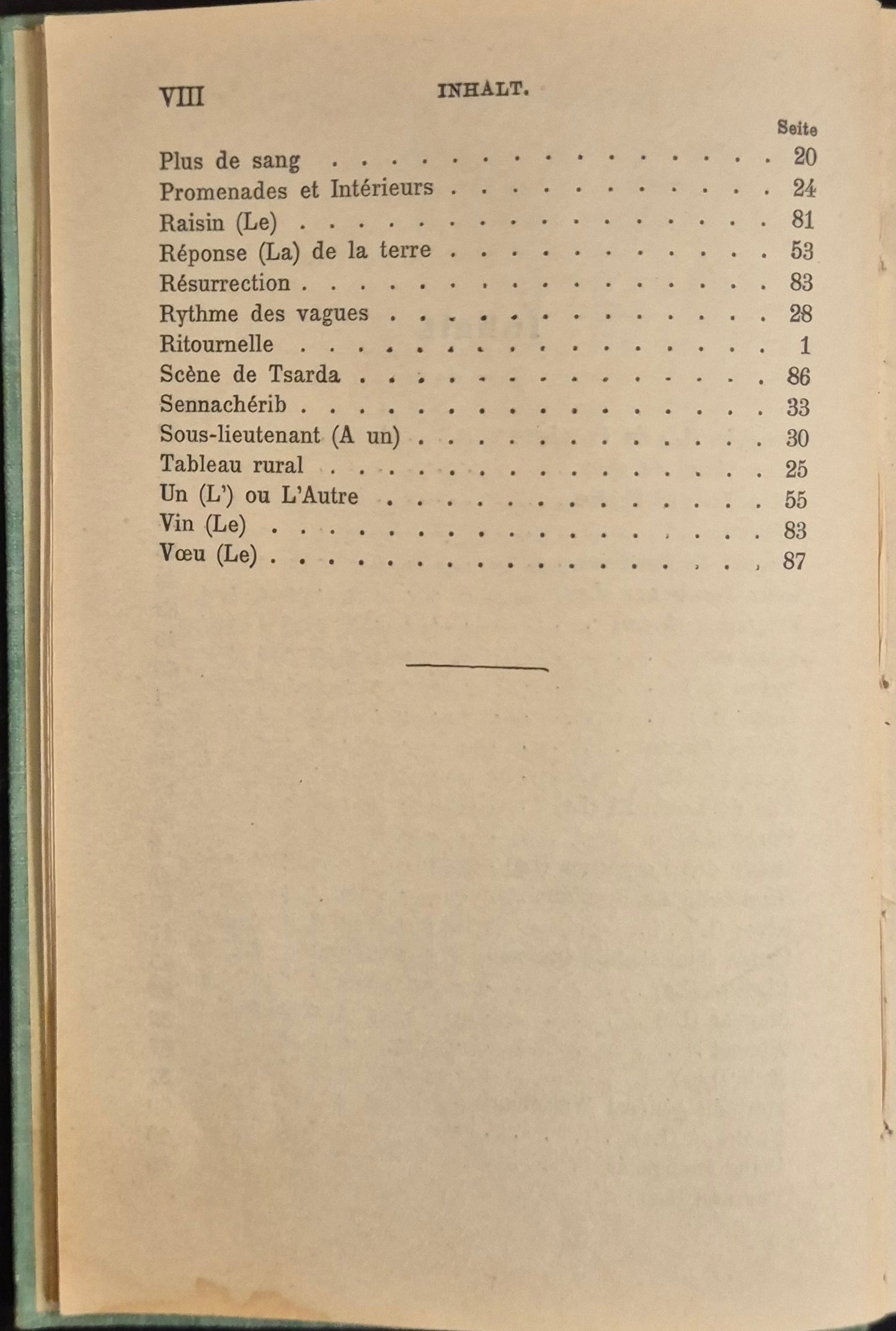 FRANCOIS COPPE' - AUSWAHL VON 40 GEDICHTEN - FRENCH TEXT