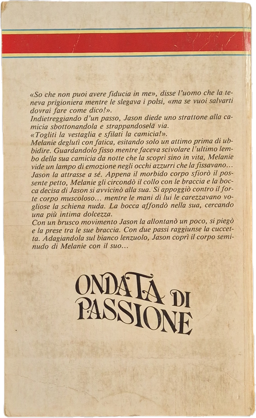 ONDATA DI PASSIONE - ELAINE BARBIERI - PERUZZO 1986 - OUTLET DEL LIBRO