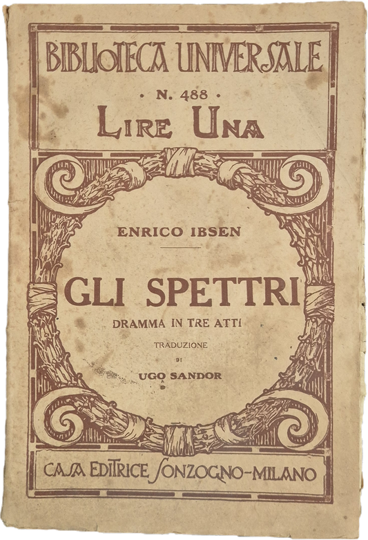 GLI SPETTRI - ENRICO IBSEN