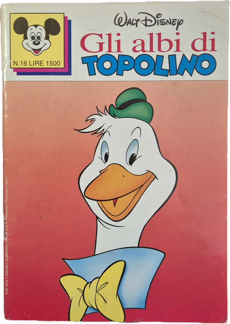GLI ALBI DI TOPOLINO N. 16 - FEBBRAIO 1995
