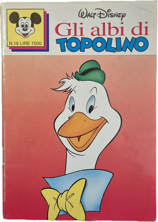 GLI ALBI DI TOPOLINO N. 16 - FEBBRAIO 1995