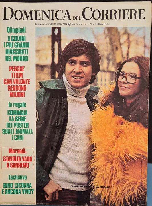 DOMENICA DEL CORRIERE N. 6 - 8 FEBBRAIO 1972