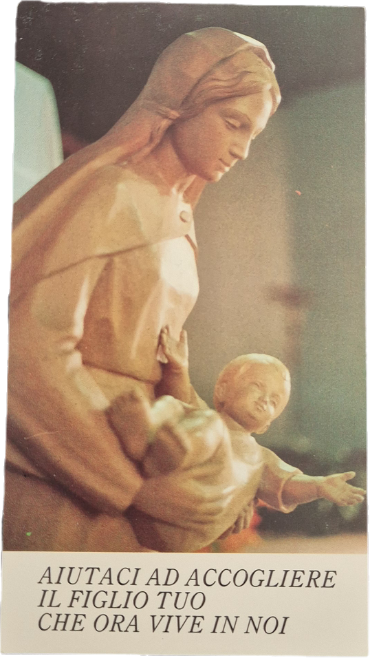 AVVENTO-NATALE 1989 - SANTINO-HOLY CARD