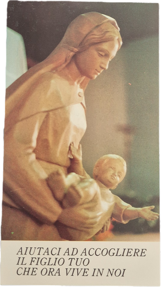 AVVENTO-NATALE 1989 - SANTINO-HOLY CARD