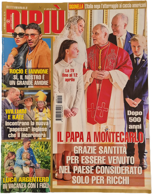 DI PIU' 10 APRILE 2026- PAPA MONTECARLO-ROCIO-OUTLET DEL LIBRO
