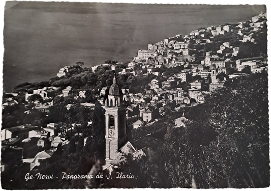 NERVI - PANORAMA DA S.ILARIO - V1953 - FG