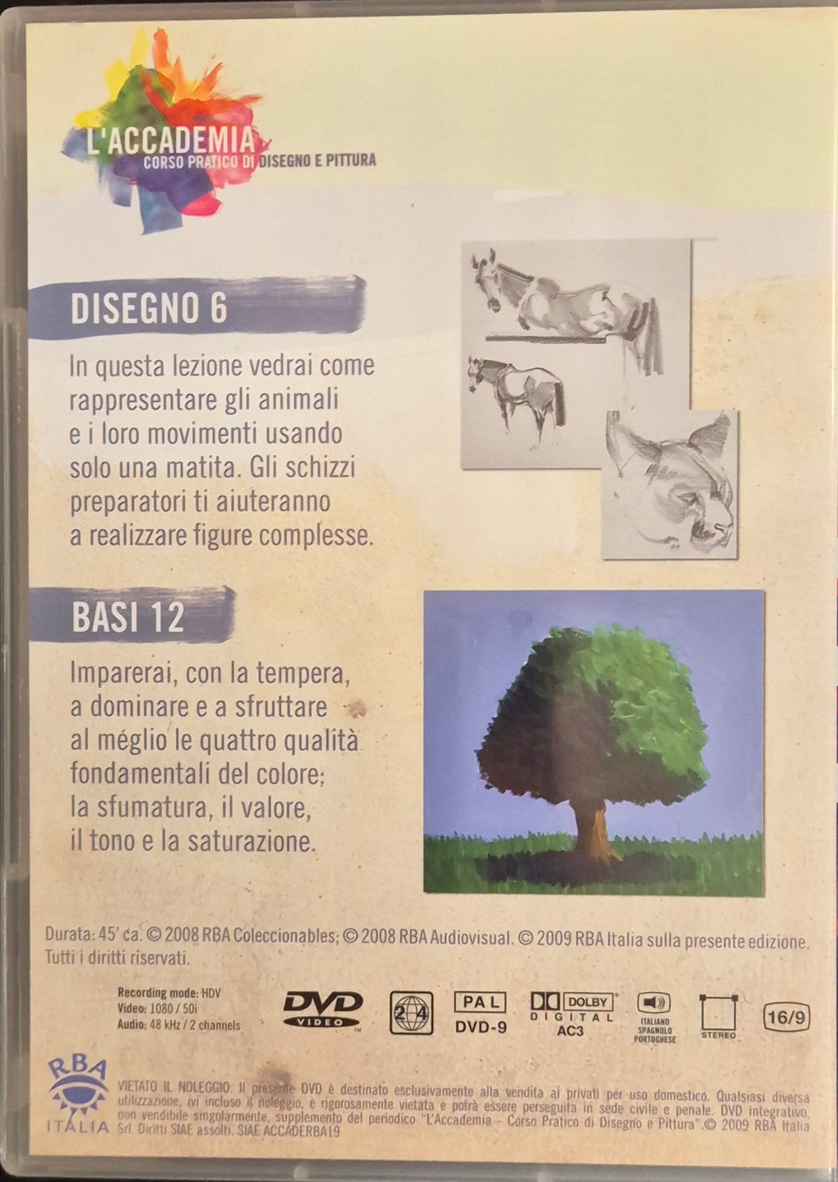 L'ACCADEMIA. CORSO PRATICO DI DISEGNO E PITTURA N. 19