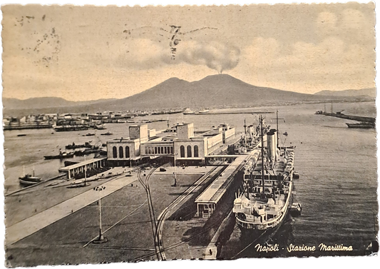 NAPOLI - STAZIONE MARITTIMA - V1954 - FG
