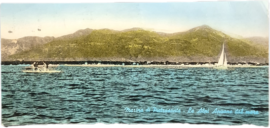 MARINA DI PIETRASANTA - PANORAMA - V1960 - FORMATO A STRISCIA
