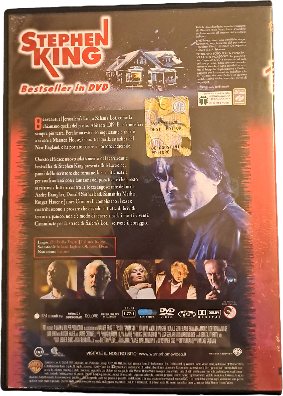 SALEM'S LOT - STEPHEN KING - DVD