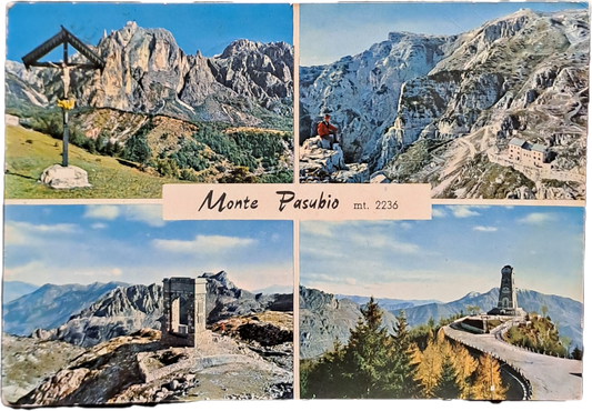 MONTE PASUBIO - 4 IMMAGINI - V1962 - FG