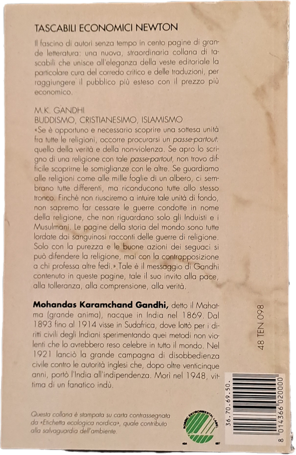 BUDDISMO CRISTIANESIMO ISLAMISMO-GANDHI-NEWTON 1993 - OUTLET DEL LIBRO