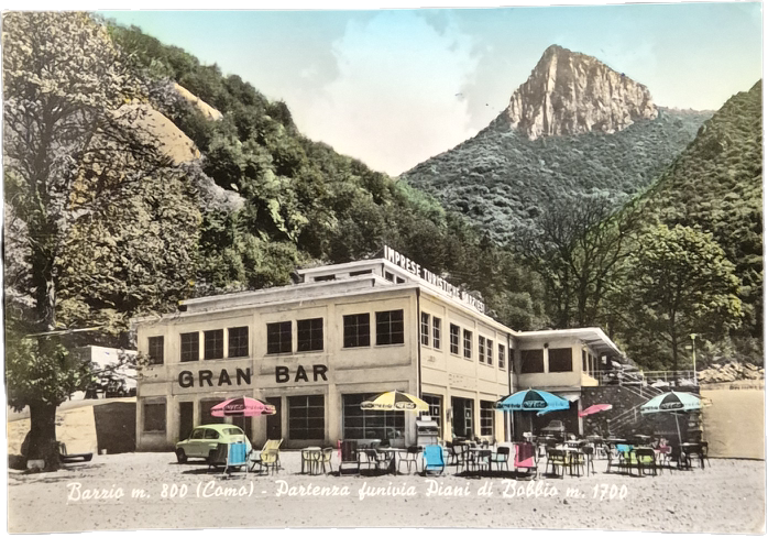 BARZIO - PARTENZA FUNIVIA PIANI DI BOBBIO - V1968 - FG