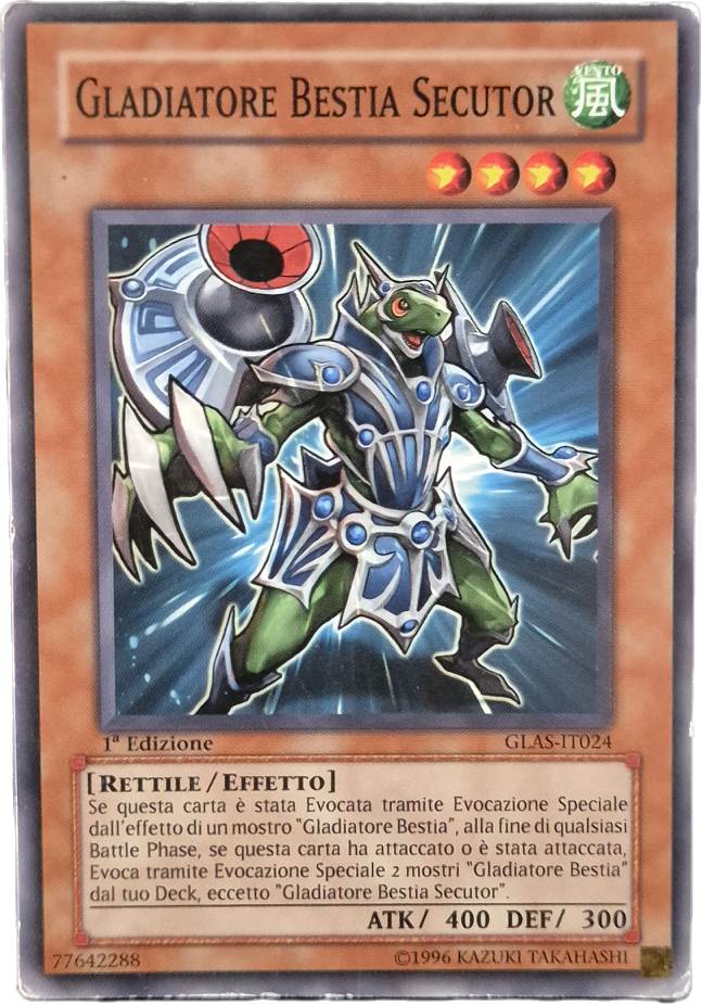 YU-GI-UH - GLADIATORE BESTIA SECUTOR GLAS-IT024