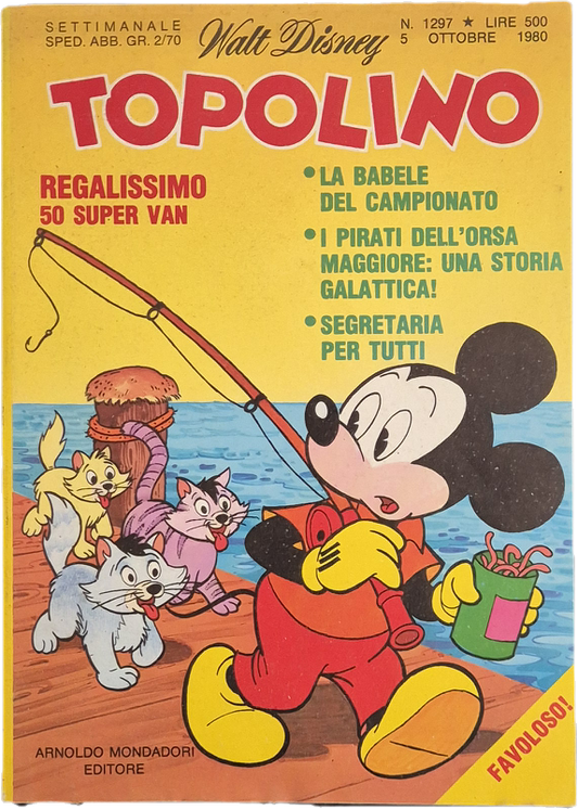 TOPOLINO N. 1297 - 5 OTTOBRE 1980