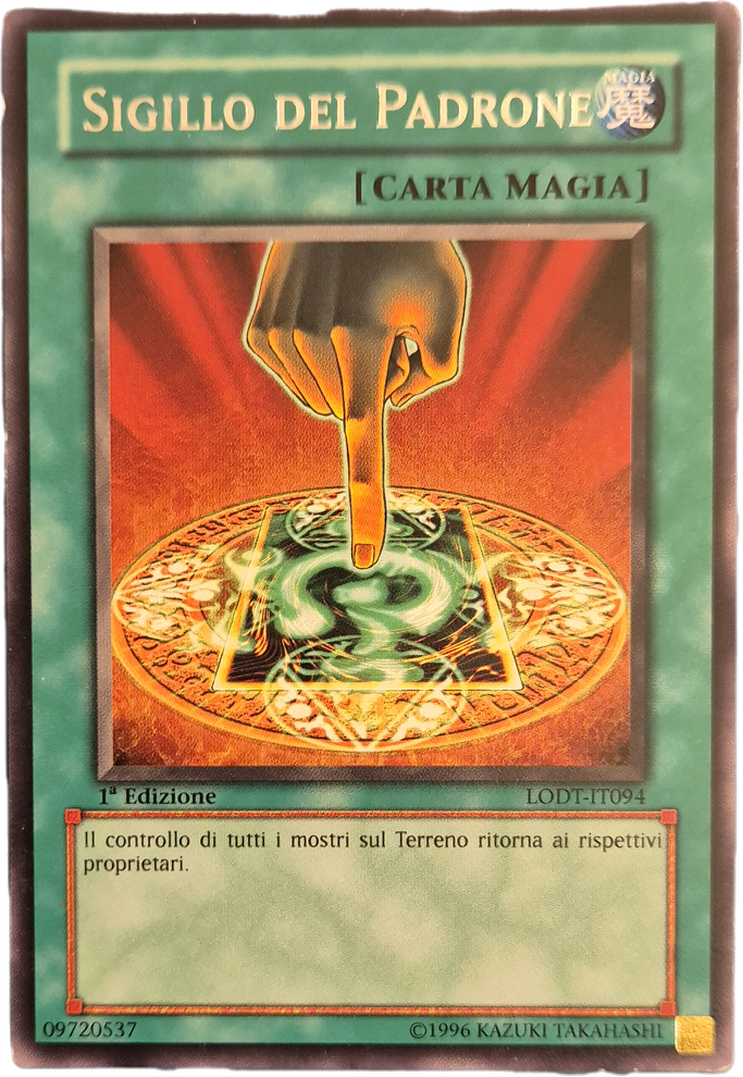YU-GI-OH - SIGILLO DEL PADRONE - LODT-IT094