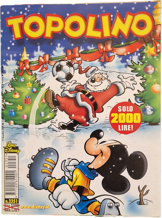 TOPOLINO N. 2351 -19 DICEMBRE 2000