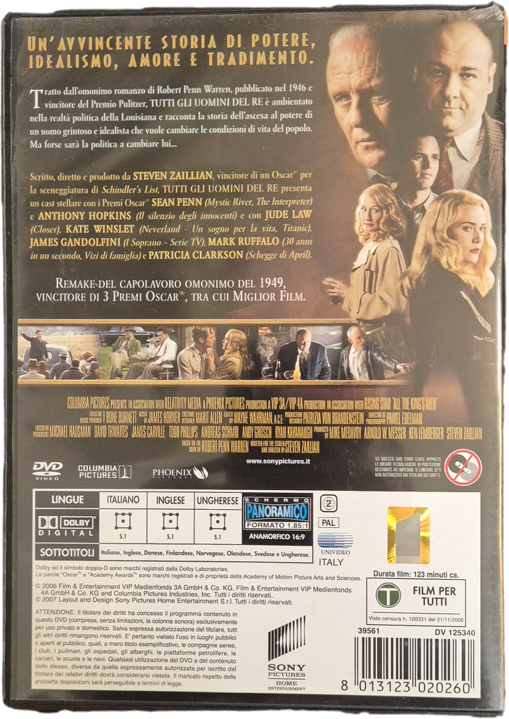 TUTTI GLI UOMINI DEL RE - DVD VERSIONE NOLEGGIO