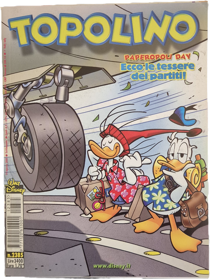 TOPOLINO N. 2385  - 14 AGOSTO 2001